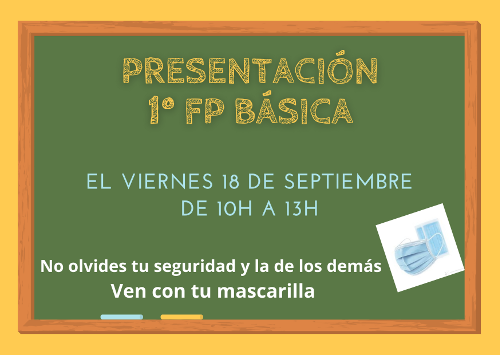 Presentación de 1º FPB