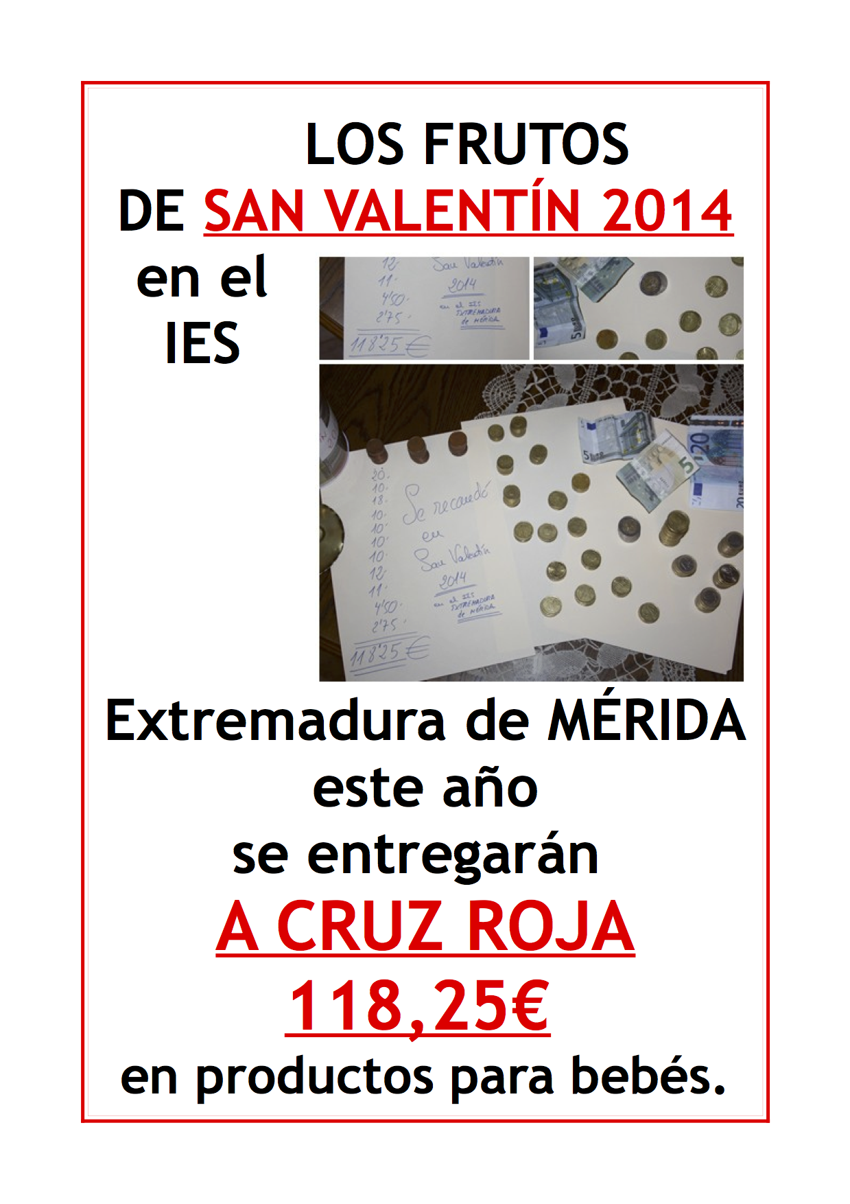 118 para Cruz Roja