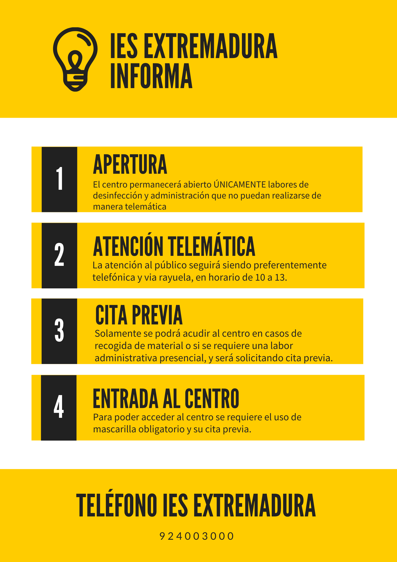 poster apertura ies extremadura