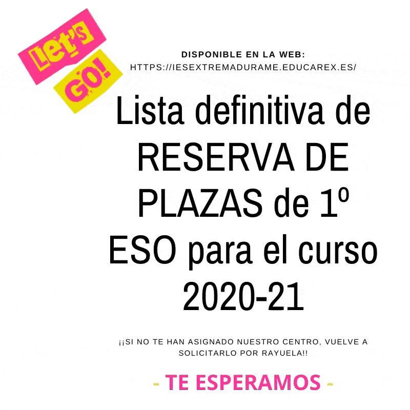 reserva plazas eso 20 21
