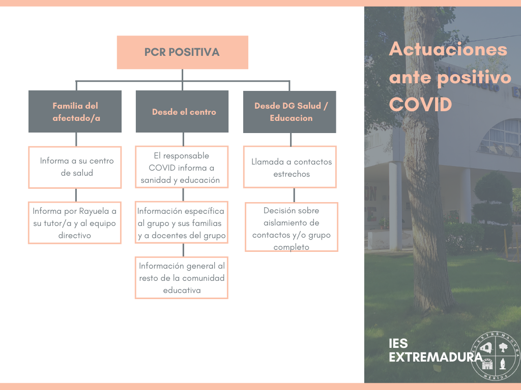 Responsabilidades ante un COVID positivo