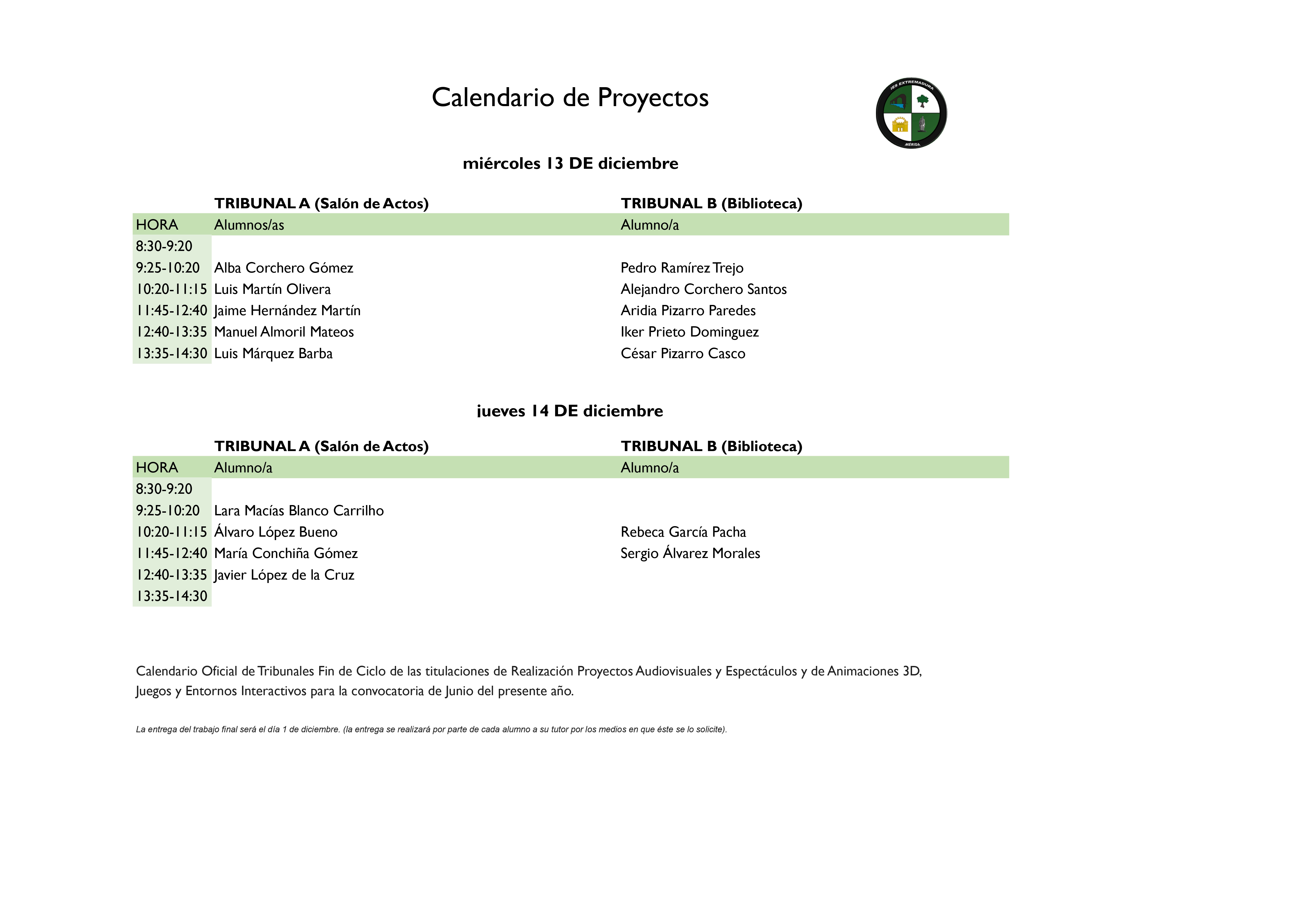 HORARIOS PROYECTOS TFCs junio 2023xlsx Hoja1 page 0001